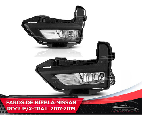 Kit Faros Niebla Nissan Rogue Xtrail 2017 2018 Con Switch Foto 2