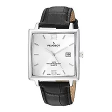 Reloj De Hombre Y Metal De Cuarzo Modern Rectangular Peuge