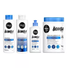 Kit Salon Line Sos Bomba 4 Produtos