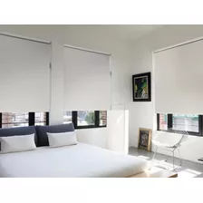 Cortinas Roller - Blackout Blanca - Pronta - 1.00 X 2.20