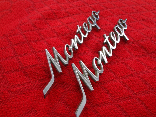 Par De Emblemas Ford Mercury Montego Originales Foto 2