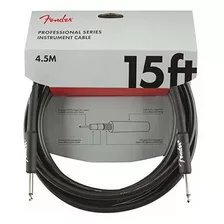 Fender Professional 15 Cable De Instrumento - Negro