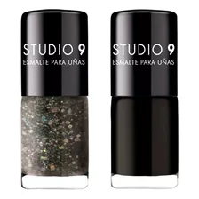 Kit Set De Esmaltes De Uñas Dark Night X 2u