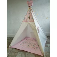 Carpa Tipi Teepe India Con Piso Estampado 