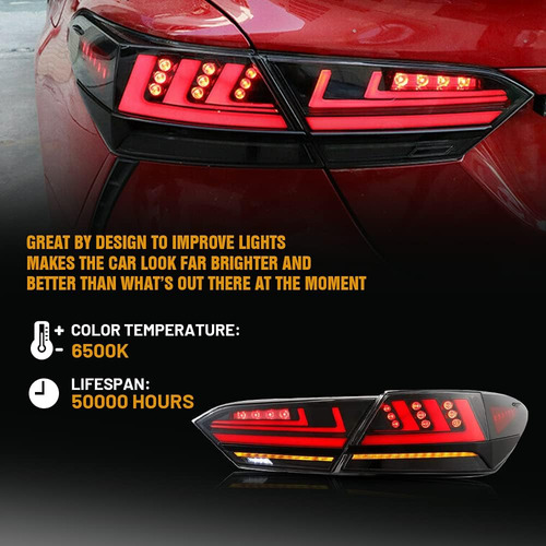 Luces Traseras Para Toyota Camry 2018-2023 Se Le Xse Xle Trd Foto 6