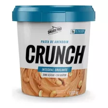 Pasta De Amendoim Gourmet Crunch Crocante 1kg -shark Pro