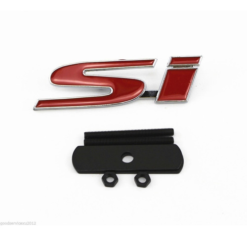 Emblema De Metal Para Parrilla Honda Civic Si Jdm Foto 2