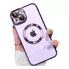 Funda Para iPhone 11 Pro Max Magsafe Metalizada Cubre Camara