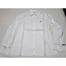 Camisa Blanca Marca Lacoste Talle 36