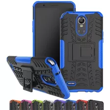 Funda Con Soporte Para LG G Stylo 3 Azul