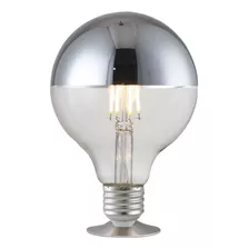 Lampada Led Filamento G125 Defletora Espelhada 4w E27 Bivolt