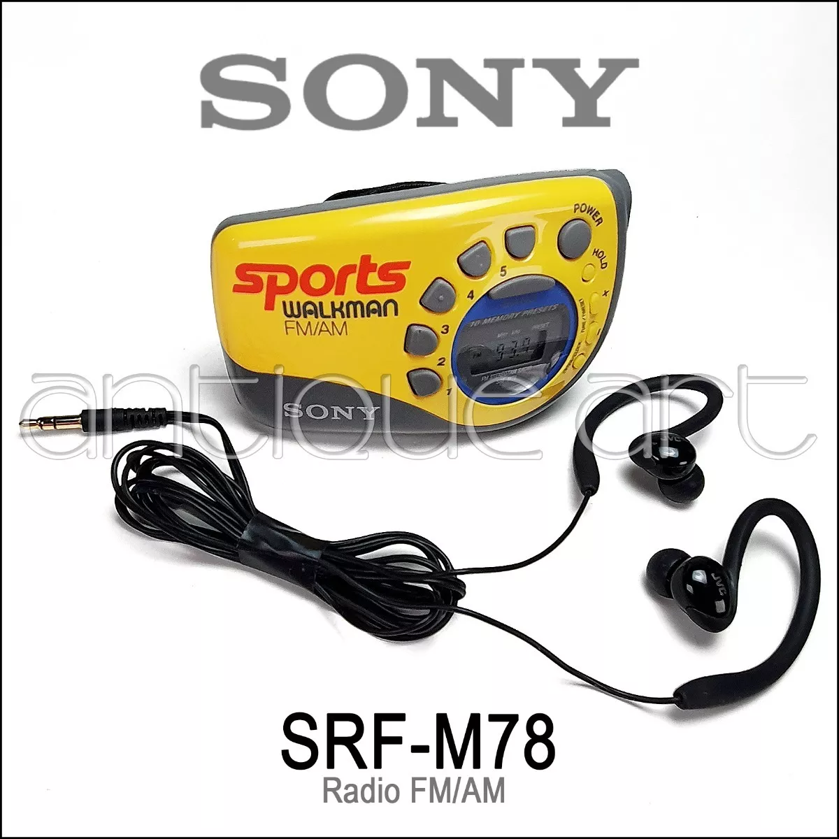 A64 Radio Am Fm Sony Srf-m78 Walkman Audifono Deportivo Jvc