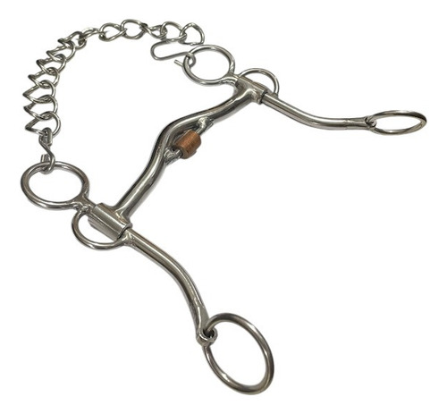 Bocado Inox Pelham P/10 Coscoja Cobre - Imagen 5