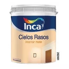 Pintura Para Cielos Rasos Antihongos Inca 4lts Blanco