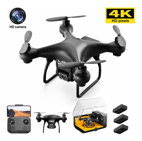 Mini Drones Baratos Camara 4k 3batería Caja De Presentación