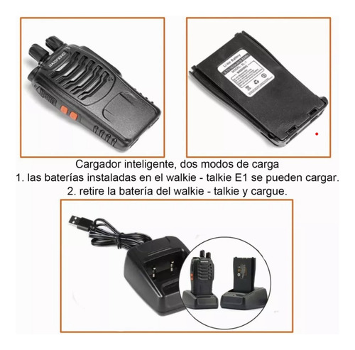 4 Radios Baofeng Bf-888s Uhf Manos Libres Walkie Talkie Set4 Foto 2