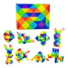 1pc Snake Fidget Toy Cube Twist Puzzle 48 Cuñas, Tamaã...
