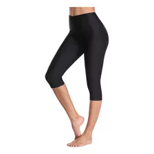 Attraco Pantalones De Natacion Para Mujer De Cintura Alta, C