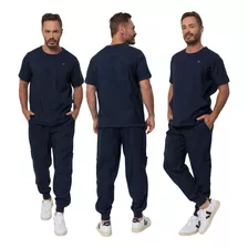 Pijama Cirúrgico Masculino Scrub Hospitalar Calça Cargo