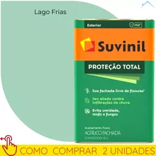 Tinta Borracha Liquida P/ Parede Suvinil Tons Do Verde +16 L