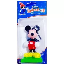 Vela De Mickey Mouse Fiesta Cumpleaños