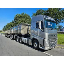 Volvo Fh 540 6x4 Bug Leve Mola Euro 5 Ano 20 + Rodocaçamba 