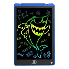 Lousa Eletronica Infantil Com Caneta Desenho Digital Azul