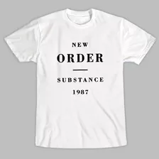 Camiseta Masculina New Order Substance Música Eletrônica