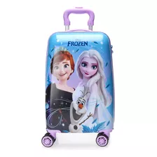 Mala De Bordo Disney Frozen Azul/lilás Xeryus