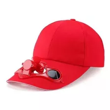 Gorra Ventilador Solar Deportivo Toda Ocasión Rojo Mz63