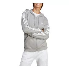 Campera adidas W 3s Ft Fz R Hd Mujer Gris Jj deportes