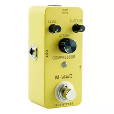 Pedal De Guitarra M-vave Compressor Cuvave