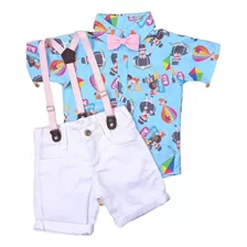 Roupa Fantasia Temática Infantil Bebê Menino Do Mundo Bita