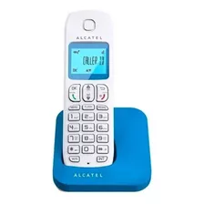 Teléfono Alcatel E130 Duo Inalámbrico - Color Blanco/azul