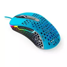 Ratón Para Juegos Xtrfy M4 Rgb Blue, 16000 Dpi, 6 Botones, Xg-m4-blue