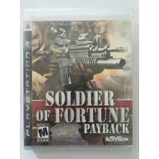 Soldier Of Fortune Payback Ps3 100% Nuevo Original Sellado