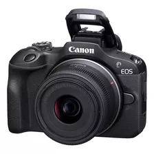 Câmera Mirrorless Canon Eos R100 4k Aps-c Com Lente 18-45mm