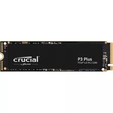 Disco Ssd Nvme M.2 Crucial P3 Plus 500gb Pcie 4.0 5000mb/s