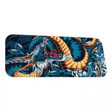 Mousepad Extra Grande Dragão Japonês 90x40 Personalizado