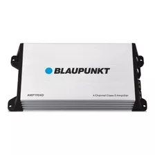 Amplificador Blaupunkt Amp1904d 4 Canales Clase D Full Range Color Plateado