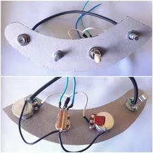 Circuito Pasivo P/ Guitarra 1 Vol 1 Ton Llave 3 Posiciones