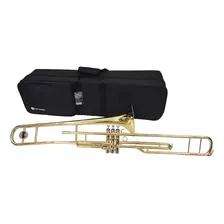 Trombone De Pisto Harmonics Sib Hsl-900l Laqueado- Novo 3350