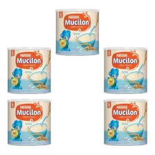 Cereais Infantil Nestlé Mucilon Arroz Lata 400g Kit 5 Un