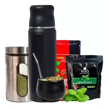 Kit Yerba Mate Inicio | Matero Argentino + Bombilla + Yerba