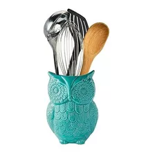Owl Utensil Holder De Comfify Decorative Cookware De Cerami