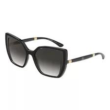 Óculos De Sol Dolce Gabbana Dg6138 32468g 55 Cor Preto Cor Da Armação Preto Cor Da Haste Preto Cor Da Lente Cinza Desenho Quadrado