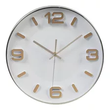 Reloj Mural Decorativo Lucerna Gold 33.5 X 5 Cms