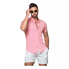 Camisa Floral Estampada De Botão Masculina Top