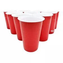 Vasos Plásticos Descartables Beer Pong 500 Cc X 60u - Cc