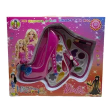 Kit Estojo De Maquiagem Infantil Com 18 Itens - Boneca